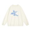Blue Angel Violin Graphic Sweatshirt