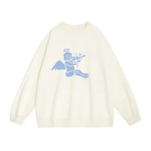 Blue Angel Violin Graphic Sweatshirt
